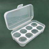 8 Grids Home Beauty Powder Puff Storage Box - Vianchi Natural Glam
